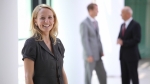 smiling businesswoman