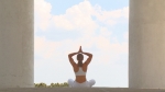 yoga in temple