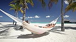 relaxing in hammock