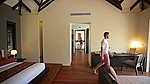 couple inside bungalow